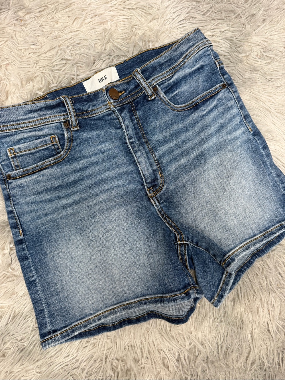 BKE Parker High Waisted Denim Shorts Size 28